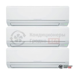 Мультисплит-система Mitsubishi Electric MXZ-3HJ50VA-ER1/MSZ-HJ25VA ER/MSZ-HJ25VA ER/MSZ-HJ25VA ER