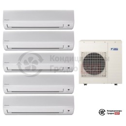 Мульти сплит-система Daikin 5MXS90E/FTXB25B/FTXB25B/FTXB25B/FTXB25B/FTXB25B