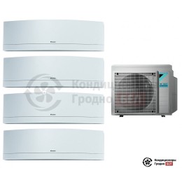 Мульти сплит-система Daikin 4MXM80N9/FTXJ25MW/FTXJ35MW/FTXJ35MW/FTXJ35MW