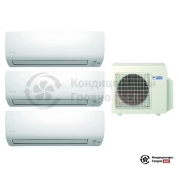 Мульти сплит-система Daikin 3MXS40K/CTXS15K/CTXS15K/CTXS15K