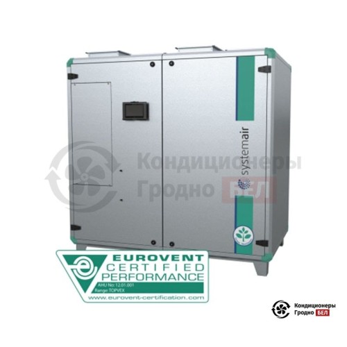  Приточно-вытяжной агрегат Systemair Topvex TR09 HWL-R-CAV в Гродно