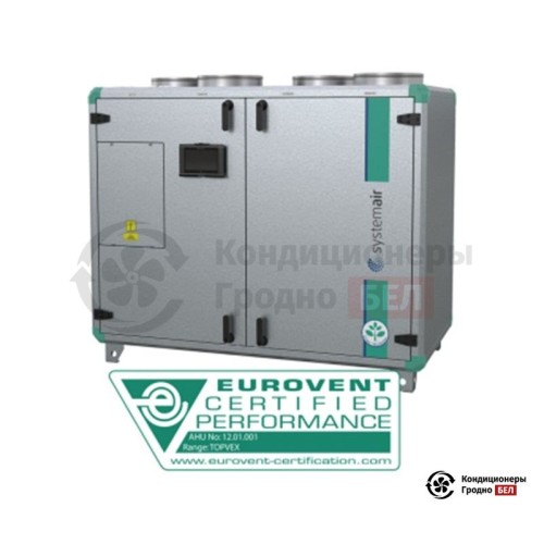  Приточно-вытяжной агрегат Systemair Topvex TX/C03 EL-R-CAV в Гродно
