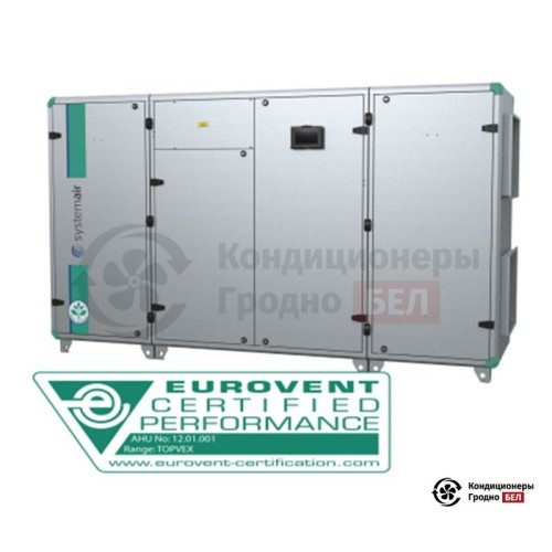  Приточно-вытяжной агрегат Systemair Topvex SC11 HW-L-CAV в Гродно