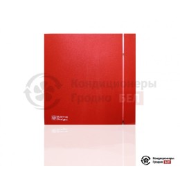 Вентилятор для ванной Soler & Palau SILENT 100 CRZ DESIGN 4C RED