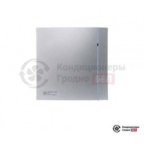  Вентилятор для ванной Soler & Palau SILENT 200 CZ DESIGN 3C SILVER в Гродно